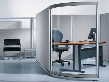 Cloisons phoniques modulaires pour bureaux_0