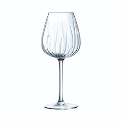 Lot de 4 verres à pied 47 cl Swirly - Cristal d'Arques - transparent 0883314943382_0