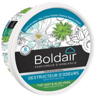 Destructeur d'odeurs en gel Boldair thé vert et aloé vera 300 g_0