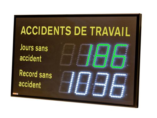 Dmsft02cfir - compteur de jour sans accident - ditel - lisible jusqu´à 50m_0