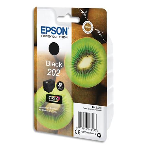 Epson cartouche jet d'encre claria premium black ''kiwi'' 202 (t02e1) - c13t02e14010_0