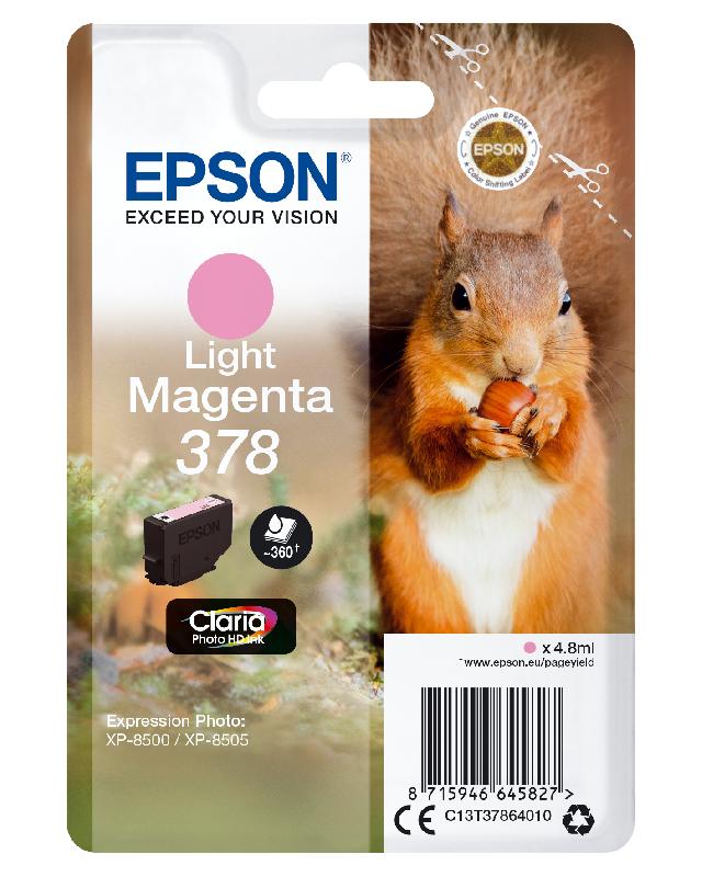 Epson Singlepack Light Magenta 378 Claria Photo HD Ink_0