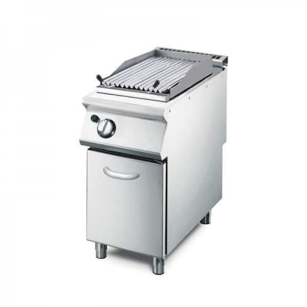 Grillade pierre de lave gaz GM70/40GRL en acier inoxydable 7.6 kW_0