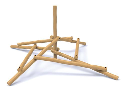 Jeu Equilibre Mikado en bois de robinier_0