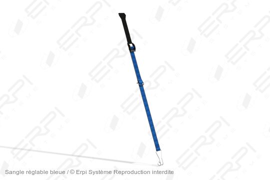 Sangle réglable bleue - Réf. SANGLE0001 - 50 mm x 2000 mm - Fixation sans outil_0