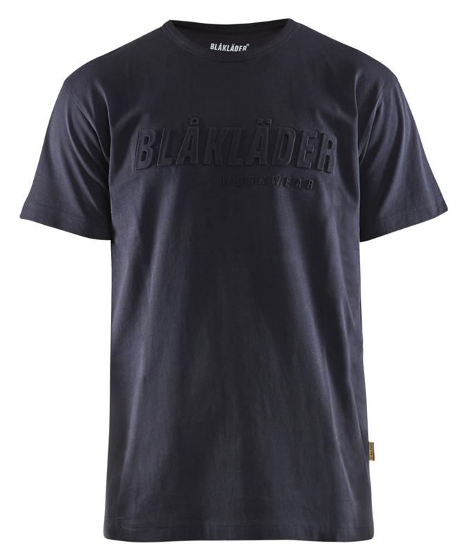 T-shirt imprimé 3d à manches courtes bleu marine t3xl - blåkläder - 353110428600xxxl - 827212_0