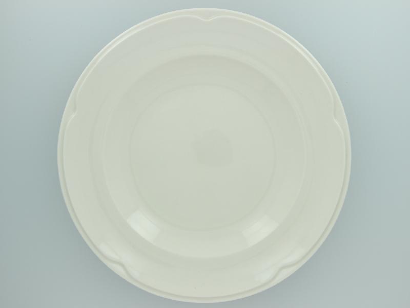 ASSIETTE PLATE ROND IVOIRE PORCELAINE Ø 31 CM ANNA RAK
