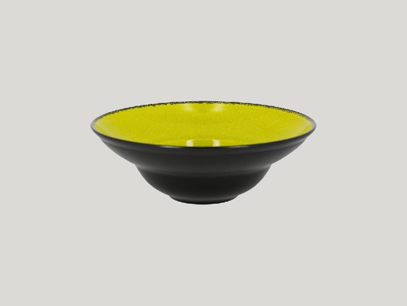 ASSIETTE EXTRA CREUSE ROND VERT PORCELAINE Ø 26 CM FIRE RAK