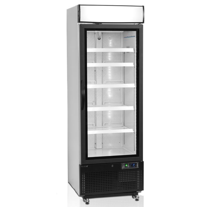 Armoire à boissons vitrée avec canopée LED - 412L | Tefcold - NC2500G_0
