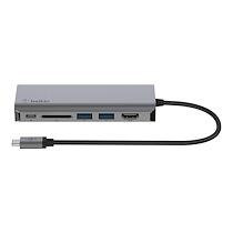 BELKIN CONNECT USB-C 6-IN-1 MULTIPORT ADAPTER - STATION D'ACCUEIL - USB-C - HDMI - GIGE