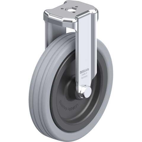 BLICKLE - ROULETTE FIXE Ø 125MM BANDAGE CAOUTCHOUC SBR 100KG - BKRA-VPA 125G
