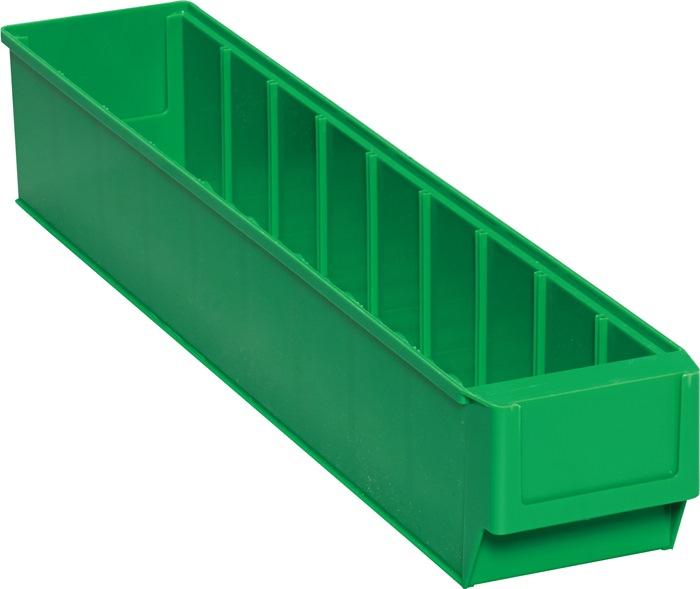 Boîte pour étagère L500xl91xH81 mm vert polypropylène PROMAT_0