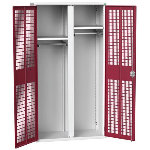 BOTT 1 ARMOIRE VERSO EPI À PORTES VENTILÉES 1050X550X2000MM - BOTT