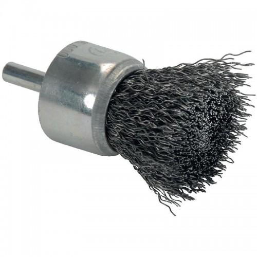 BROSSE PINCEAU PERCEUSE FIL ONDULÉ DIAM 0,3 - 24X68 T25 - TIGE 6MM NORTON