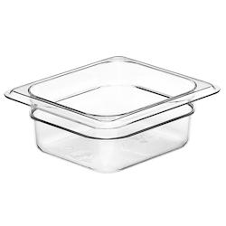 CAMBRO - 62CV1-335 - BAC COPOLYESTER GN 1/6 (16,2 x 17,6 cm) - profondeur 6,5 - (Camview BPA free) - Vente à l'unité - transparent plastique 62CV1-335_0