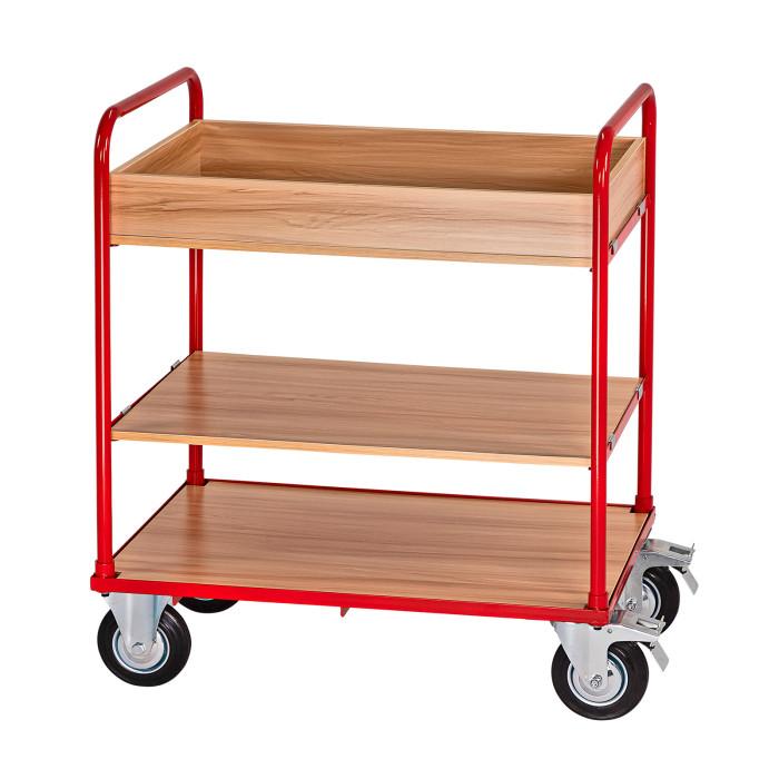 Chariot de transport démontable 250 kg 3 niveaux - manutention_0