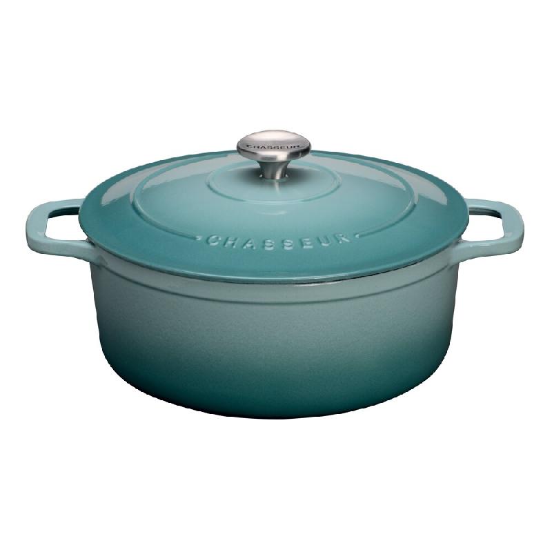 Cocotte ronde 24 cm Chasseur bleu 400 cl Rond Fonte émaillée Chasseur - bleu 3244334724257_0