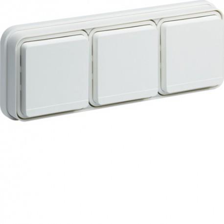 CUBYKO PC 3H2P+T ENCAST BLANC HAGER WNE123B