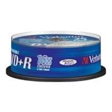 'DVD+R MAXI' DVD+R 4.7 GO, 16X, SURFACE IMPRIMABLE, BOÎTIER SPINDLE, PACK DE 25.