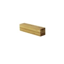 ECOLOMIQUE - 10 Pcs - Porte menu en bambou - 10 x 2,5 x 2,5 cm, idéal pour les restaurants - ECO210BSIGN33 - beige Bambou ECO210BSIGN33_0