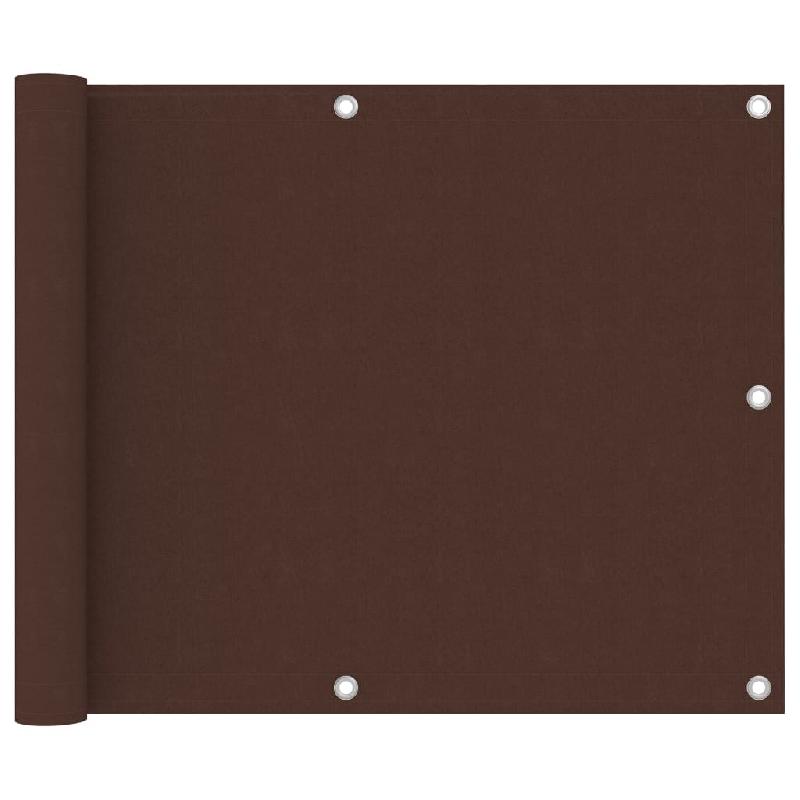 ÉCRAN DE BALCON 75 X 300 CM TISSU OXFORD MARRON 02_0010231_0