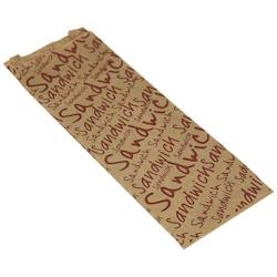Firplast - Sac sandwich papier kraft brun 100mm x 40mm x 310mm (x1000) - Marron - Ref : 3700466028125_0