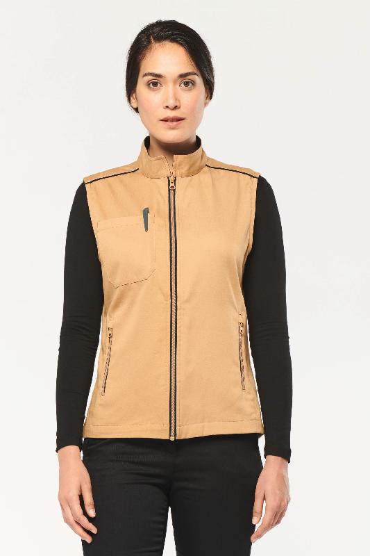 Gilet Day To Day femme - Réf: WK6149 - Ultra résistant et lavable à 60°C - Multiples poches pratiques_0