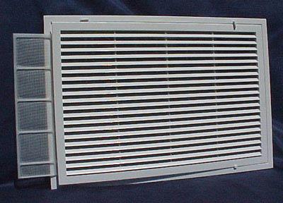 Grille de ventilation de reprise 220 x 440 avec filtre - avec filtre intégré_0
