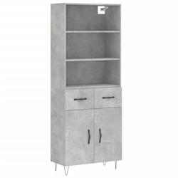 Helloshop26 - Buffet bahut commode armoire meuble de rangement organisateur cuisine salle de séjour salon haut 69,5 x 34 x 180 cm 02_0034601 - 300021_0