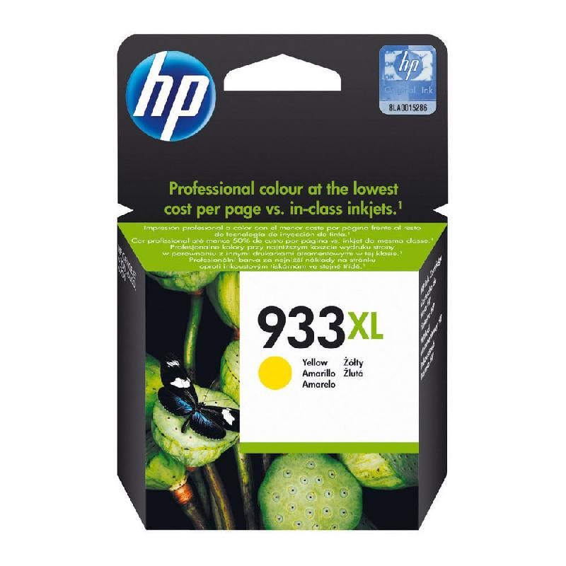 HEWLETT PACKARD CARTOUCHE D'ENCRE 933XL (CN056A) - GRANDE CAPACITÉ - COULEUR: JAUNE