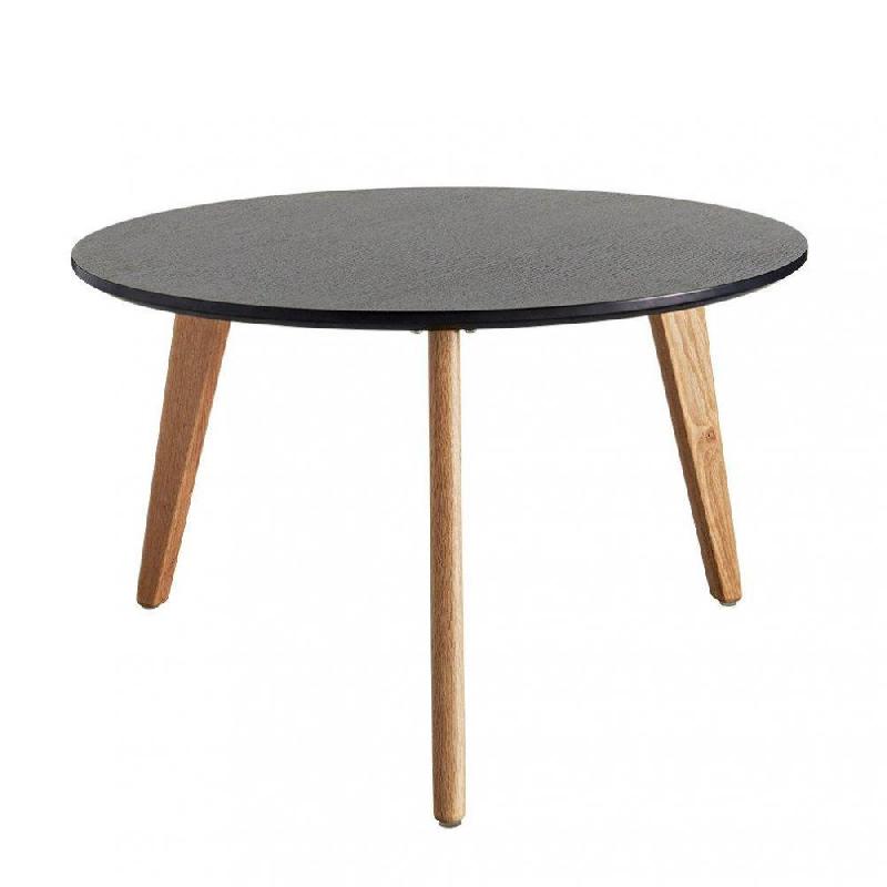 INNOVATION LIVING  TABLE BASSE DESIGN SCANDINAVE NORDIC TAILLE S COLORIS CHÊNE NOIR_0