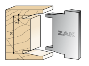 JEU DE 2 FERS ZAK531072 HAUTEUR 50MM