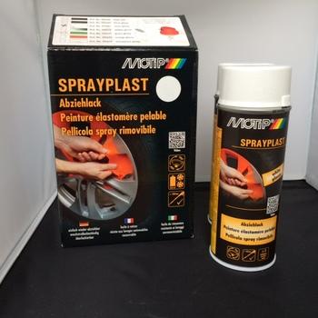 KIT PEINTURE PELABLE SPRAYPLAST BLANC BRILLANT