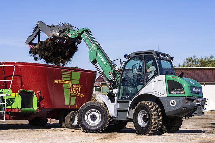KL35.8T - Chargeuse sur pneus télescopique agricole Kramer - série premium - 100 CV option - 40 km/h_0