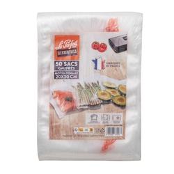 Le Parfait - Lot 50 Sacs Conservation Sous-vide Gaufres 20x30cm Les Essentiels - 8053848879187_0