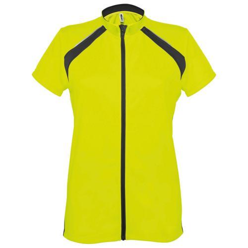 MAILLOT CYCLISME ENDURO FEMME JAUNE