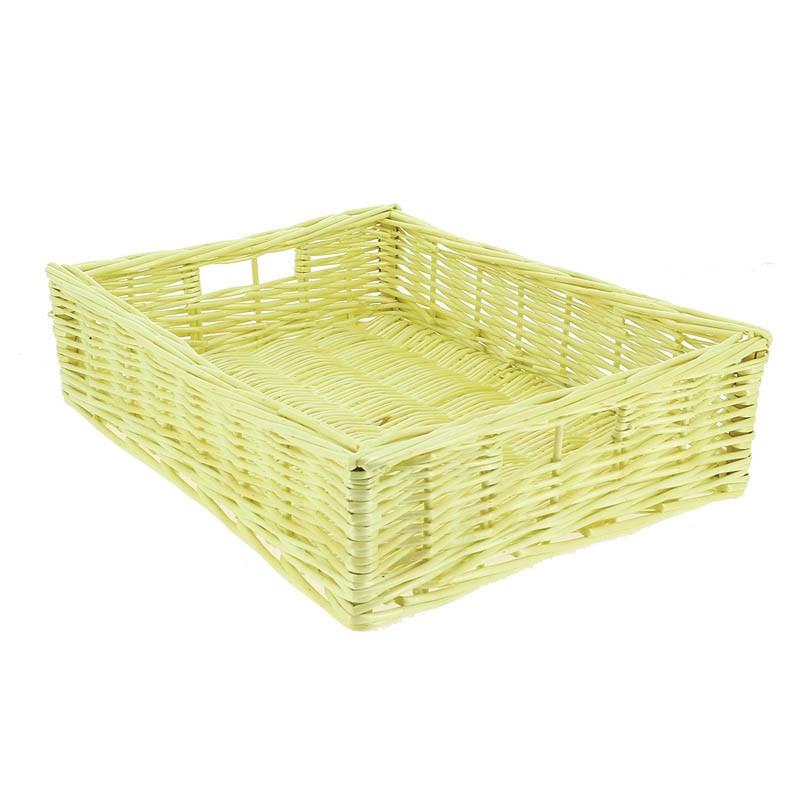Manne osier rectangle bords droits 40x30 -_0