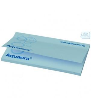 MÉMO-AUTOCOLLANTS STICKY-MATE 127X75MM BLEU CLAIR 100 FEUILLETS - BLOCS-NOTES REPOSITIONNABLES PERSONNALISÉS