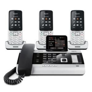 MINISTANDARD PACK SIEMENS GIGASET DX800A + 3 GIGASET SL450H