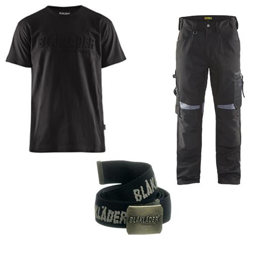 PACK PROMO PANTALON 1556 T46 AVEC T-SHIRT TXL ET CEINTURE - BLÅKLÄDER - PACK 1556 T46