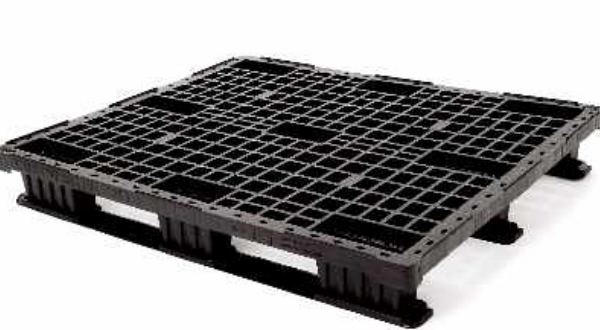 Palette plastique légère IPPALEX 10A12 L 3S PA - Ref PA-LE-0114 - 1000x1200 mm - 7,2 kg - Charges statiques 2000 kg et dynamiques 1000 kg_0