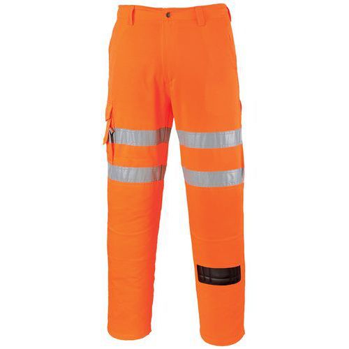 PANTALON RAIL COMBAT JAMBES STANDARD RT46 ORANGE S - PORTWEST