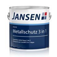 Peinture antirouille - Jansen - Protection métal Aqua 3 en 1 - pour métaux ferreux et non ferreux_0