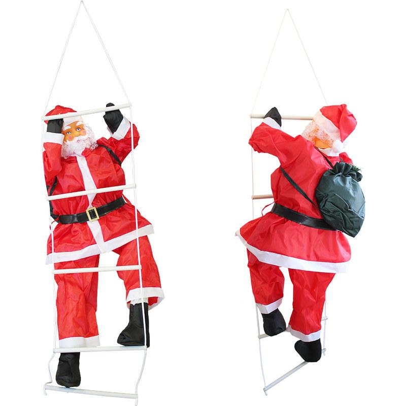 Pere Noel Sur Echelle 90 60cm Decoration De Noel Personnage De Noel Saint Nicolas En Casa Comparer Les Prix De Pere Noel Sur Echelle 90 60cm Decoration De Noel Personnage De Noel Saint Nicolas