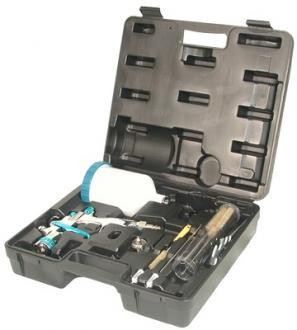 Pistolet peinture inox en coffret - 303037 - Léger, équilibré et performant_0