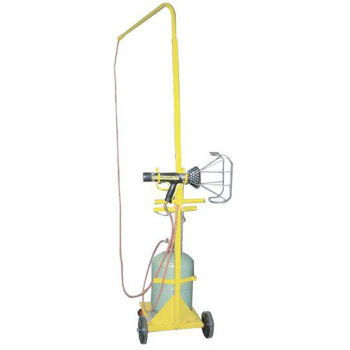 PISTOLET RETRACTION SHRINKFAST ET LE CHARIOT P ORTE-BOUTEILL - MDM