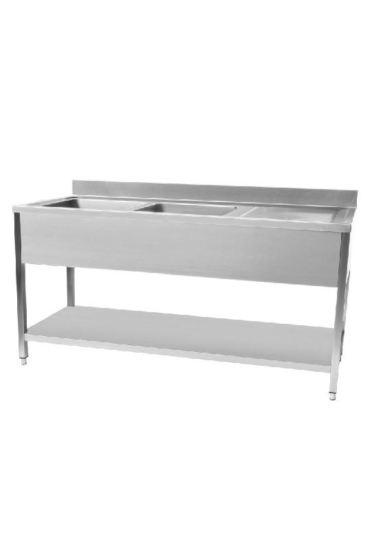 Plonge evier avec sous tablette 1800 x 700 x 950 mm - STSK187R_0