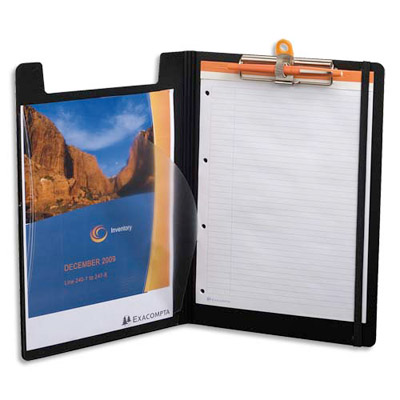 PORTE BLOC EXACTIVE AVEC RABAT - FORMAT A4 - 23,7X1,5X33,5 CM