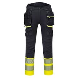 Portwest - Pantalon de travail holster haute visibilité de Classe 1 DX4 Noir / Jaune Taille 52 - 41 jaune DX445YBR41_0
