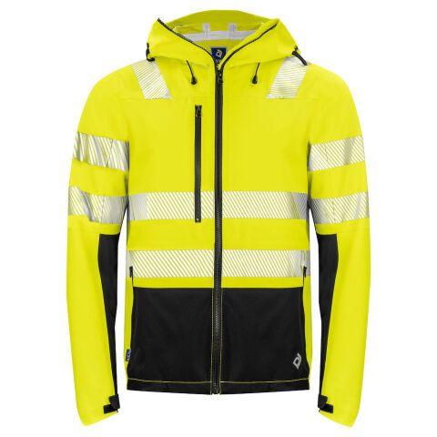 PROJOB 6416 3-LAYER JACKET - EN ISO 20471 CLASSE 3/2 JAUNE/NOIR - TAILLE XS